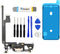 USB Charging Port Flex Cable Dock Board Connector - Microphone - Headphone Port Replacement for iPhone 12 Pro Max with Kit (White)...