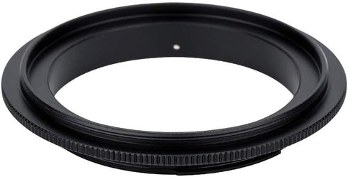 58mm Macro Lens Reverse Ring Adapter for Canon EOS Rebel T6 T7 T5 SL3 SL2 T8i T7i T6i T6s T5i 2000D 4000D 90D 80D 70D with EF-S 18-55mm Kit Lens &...