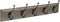 Franklin Brass Pilltop (1-Pack) 27" Coat Rack Wall Mount Driftwood Grey Hat Rack with 5 Hooks Hanging Hook Rail for Clothes, Towels, Purses, Bags,...