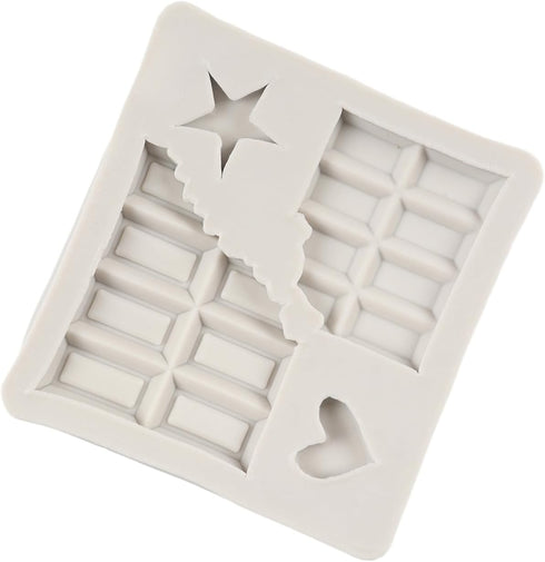 Cookie Fondant Mold Waffle Chocolate Silicone Molds for Cake Decoration Chocolate Cupcake Topper Candy Sugar Craft Polymer Clay Gum Paste...