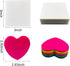 Transparent Sticky Notes Set, 600 Sheets 12 Pads Clear Sticky Notes for annotating Message Reminder, Colorful Translucent Self-Sticky Note (3" x 3...