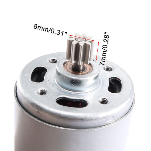 uxcell DC 18V 32000RPM 9 Teeth Shank Gear Motor for Rechargeable Electric Drill...