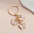 Fuqimanman2020 1~3 Pcs Butterfly Charms Keychain Cute Acrylic Crystal Butterfly Chain Tassel Keyring Purse Bag Accessories...