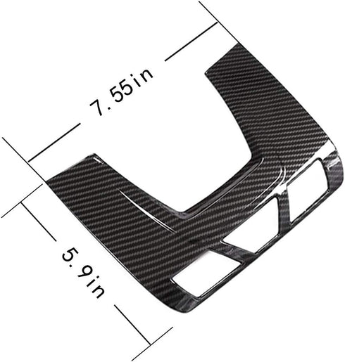 NA ABS Carbon Fiber Color Car Inner Front Reading Light Lamp Panel Cover Trim Auto Interior Roof Lamp Panel Cover for BMW 1 2 3 4 Series X1 X2 X5 ...