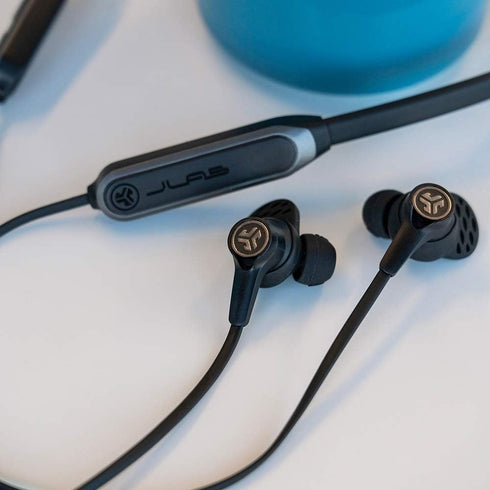 JLab Epic ANC Earbuds, Active Noise Canceling, Be Aware Audio, Bluetooth 5, 25+ Hour Battery Life, IP54 Sweat Resistant, Universal Music Control, ...