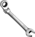 Flex-Head Ratchet Wrench, 18mm Wrench CR-V Forged, 180 ° Adjustable Anti-slip Hand Tools...