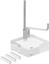 PATIKIL 2" x 2" x 1" Acrylic Display Stands, Display Easel Holder Stainless Steel Arm Crystal Display Stand for Mineral Gemstone Style 3, Clear...