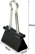 24 Pcs Medium Binder Clips, 1.25 inches(32mm), Paper Clamps Medium Size for Office Supplies, 3 Vibrant Colors...