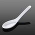 Disposable wihte Plastic Spoons, 50 PCS Asian Soup Spoons,Chinese Spoons,tasting spoon,front dish spoon,Plastic Cutlery(White flat bottom)...