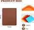 8 PCS Silicone Dehydrator Sheets with Edge for 12" x 13" Trays, Nonstick Silicone Dehydrator Trays Mats, Multi-purpose Reusable for Jerky, Fruit, ...