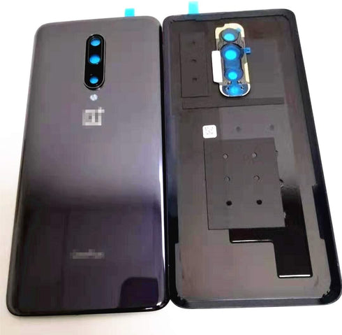 Battery Back Cover Rear Panel Glass +Camera Lens for Oneplus 7 Pro 6.67" GM1911 GM1913 GM1917 GM1910 GM1915 (Mirror Gray)...