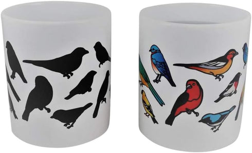 Wild Birds Magic Mug - Color Changing Mug - Coffee Mug - Bird Gift - 11oz size...