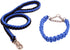 Dog Collar and Leash Set with Heavy Duty Dog Leash, Heavy Duty Rope Braided Dog Training Leash Strong Dog Leash, Durable Nylon Dog Training Leash ...