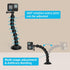 SUREWO Flexible Gooseneck Suction Cup Camera Car Mount Compatible with Gopro Hero 12 Black,Hero 11/10/9/8/7/6/5 Black,DJI Action 3/2,Insta 360 ONE...