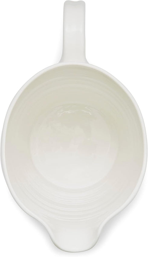 Portmeirion Sophie Conran White Medium Pitcher with Handle | 28 Oz Creamer Pitcher for Coffee and Milk | Made from Fine Porcelain | Dishwasher and...