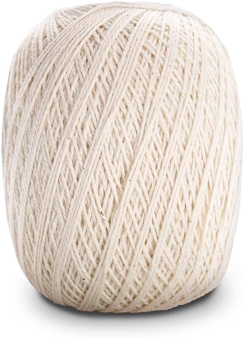 Circulo Anne Yarn, 100% Mercerized Brazilian Virgin Cotton - Cotton Yarn for Crocheting and Knitting - Soft Yarn, Yarn Art - Fingering Weight Yarn...
