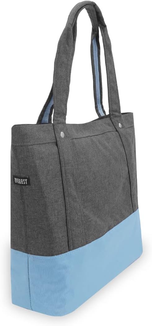 Everest Stylish Tablet Tote Bag, Charcoal, One Size,1002TB-CCA/BL...
