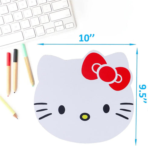 Hello Kitty Cute Mouse Pad for Computer Laptop Accessories for Women, Kawaii Office Desk Decor Stuff (White)...