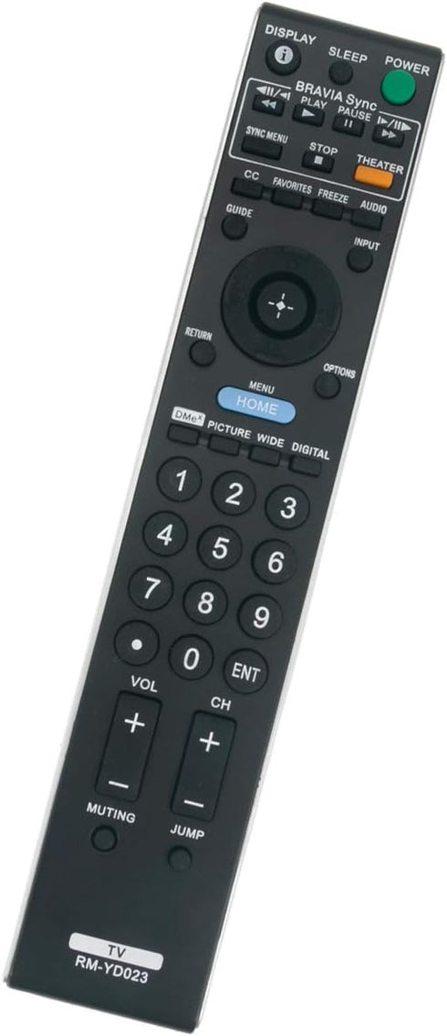 RM-YD023 Replaced Remote fit for Sony TV KDL-40W4100 KDL-42V4100 KDL-46W4100 KDL-52W4100 KDL-40V4150 KDL-32XBR6 KDL-37XBR6 KDL-40V4100 KDL-46V4100...