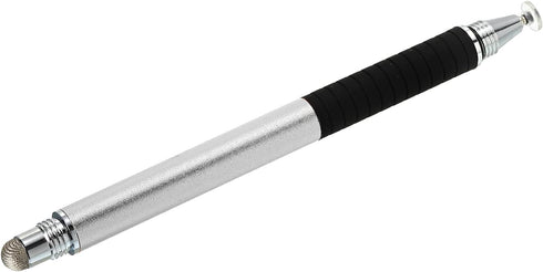 MECCANIXITY Stylus Pens for Touch Screens 2 in 1 Fine Point Disc & Fiber Tips Capacitive Stylus Universal Tablet Pen Sensitivity Precision, Silver...