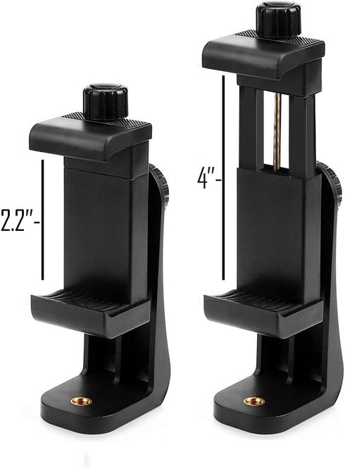 Heavy Duty Rotating Universal Smartphone Tripod Mount for iPhone Xr Xs Max X 8, 8+, 7, 7 Plus, 6, 6 Plus, Samsung Galaxy Phones, and Many More. Pl...