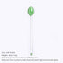 9 Pieces Glass Spoons, Clear Coffee Spoon, 5.8 Inches Stirring Rod Mixing Spoon Bar Swizzle Stick for Salt Sugar Tea Cocktail Milkshake Cold Drink...