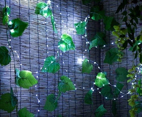 buways Fairy Lights,2-Pack Battery Operated Waterproof Cool White 50 LED Fairy String Lights,16.4ft Silver Wire Light with Remote Control for Chri...