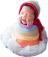 Coberllus Newborn Baby Photo Props Wrap Cloth Blanket Swaddle for Boys Girls Photography Shoot (Rainbow)...