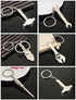16-Piece Pretend Play Set Mini Construction Tools Keychains, Assorted Designs for Creative Play & Gifting - DIY Toy Car Keyrings...