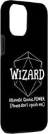 iPhone 14 Pro Max Wizard Funny Character Joke Roleplaying Games RPG Gamer Case...