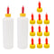 Goat Nipple and Bottles Set, 12 Pieces Small Animal Milk Drink Pritchard Nipple 2 Pieces 400 ml Lamb Feeding Bottle Kit for Feeding Sheep Goat Lam...