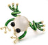 Durable Cute Frog Insect Brooch Colorful Wedding Brooch Fashion Jewelry Gift Beige...