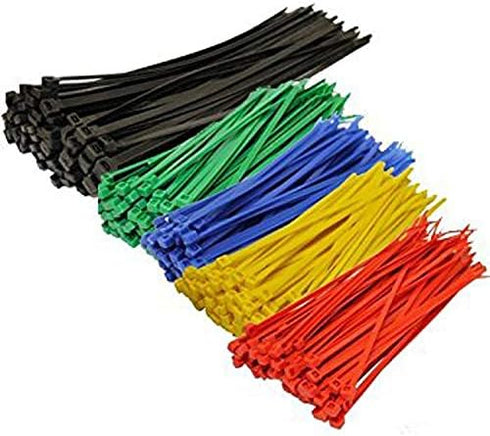 6 Inch Brown Zip Ties (100 Pieces), 40lb Strength, Nylon Cable Wire Ties...