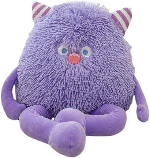 Cute Monster Plush Toy,12.6''Soft Monster Stuffed Animal Plush Pillow,Birthday Halloween Christmas Plush Gifts for Kids Boys Girls (Purple)...