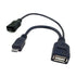 chenyang Micro USB Male to USB 2.0 Female OTG Cable with Micro USB Auxiliary Power Supply(can only Charge External Devices)...