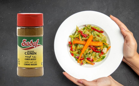 Sadaf Cumin Ground - Cumin Powder for Cooking & Seasoning - Spices & Seasonings - Kosher - 2 oz Bottle with Shaker Top...