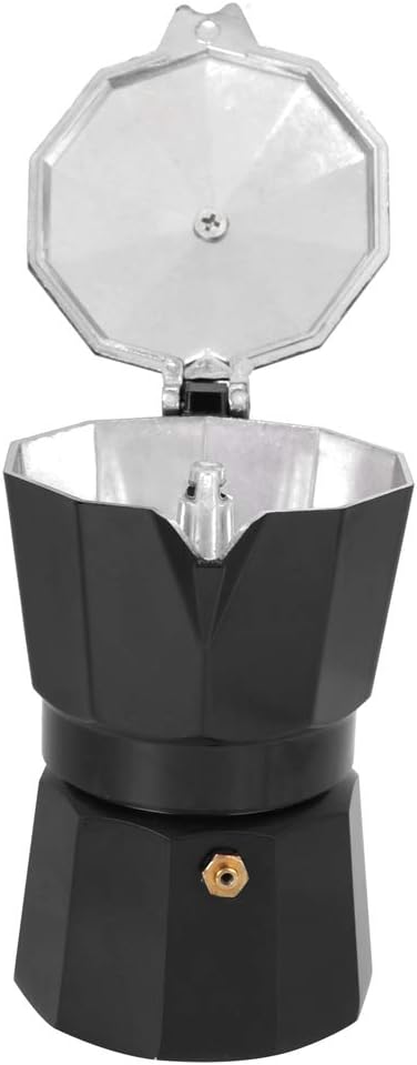 Oumefar 6 Cup Coffee Maker, Italian Coffee Maker, Coffee Maker, Coffee Maker Tool, Quick Pot for Home Office (Black)...