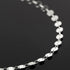 YOUBEIYEE 16.4 Feet Silver Sequin Chains for Jewelry Making Silver Plated Brass Jewelry Chain Roll with Jump Rings and Lobster Clasps...