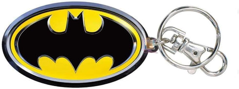 DC Batman Colored Logo Pewter Key Ring...