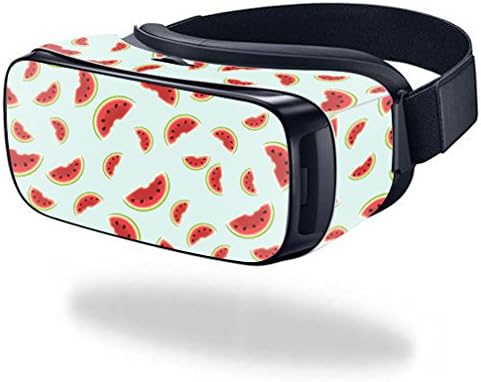 MightySkins Skin Compatible with Samsung Gear VR (Original) wrap Cover Sticker Skins Watermelon Slices......