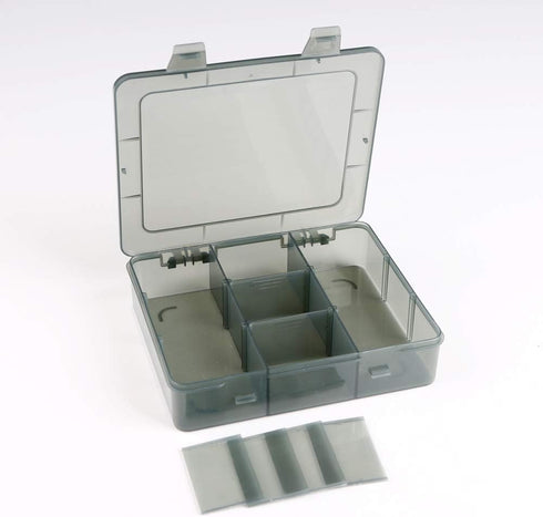 Upgrade 9 Grids Plastic Organizer Box with Dividers, Small Parts Container, Craft Organizer for Beads, Earring, Rings, Buttons and so on…...