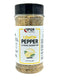 All Natural Lemon Pepper Seasoning XL 11 Ounce Jar No Citric Acid or Artificial Coloring by SPQR Seasonings...