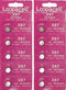 397 Button Cell watch battery, 10 Batteries...