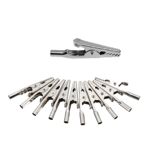 25PCS Insulated Mini Test Alligator Clip 10mm Insulated Safety Test Leads Alligator Clips Plug Connectors Heavy-Duty Insulated Alligator Clips...
