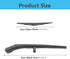 Rear Window Wiper Arm & Blade Replacement for Jeep Liberty 2008-2012 Rear Windshield Wiper Arm & Blade, Factory OE Style Rear Window Wiper Arm Bla...