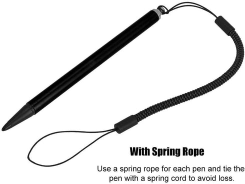 Touch Pen, Screen Touch Painting Pen Resistive Stylus Touch Screen Stylus with Spring Rope for Resistive Screen Devices(Black)......