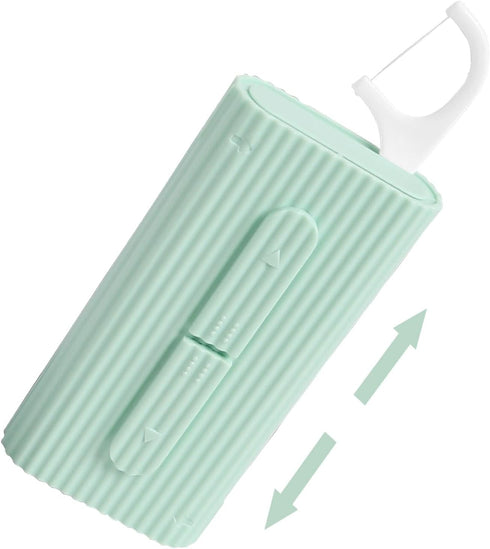 Dental Floss in Box. Portable Case, Storage 10 Picks Adult The Best Tool for Cleaning Teeth and Oral Care is Perfect for Dinners, Dating, Travel, ...