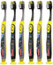 Colgate Batman Toothbrush for Children with Suction Cup, Kids 5+ Years Old, Extra Soft, Pack of 6...