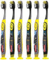 Colgate Batman Toothbrush for Children with Suction Cup, Kids 5+ Years Old, Extra Soft, Pack of 6...