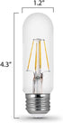 Feit Electric BPT1040/927CA/RP/6,40W EQ DM T10 LED Light Bulbs, 6 Bulbs...